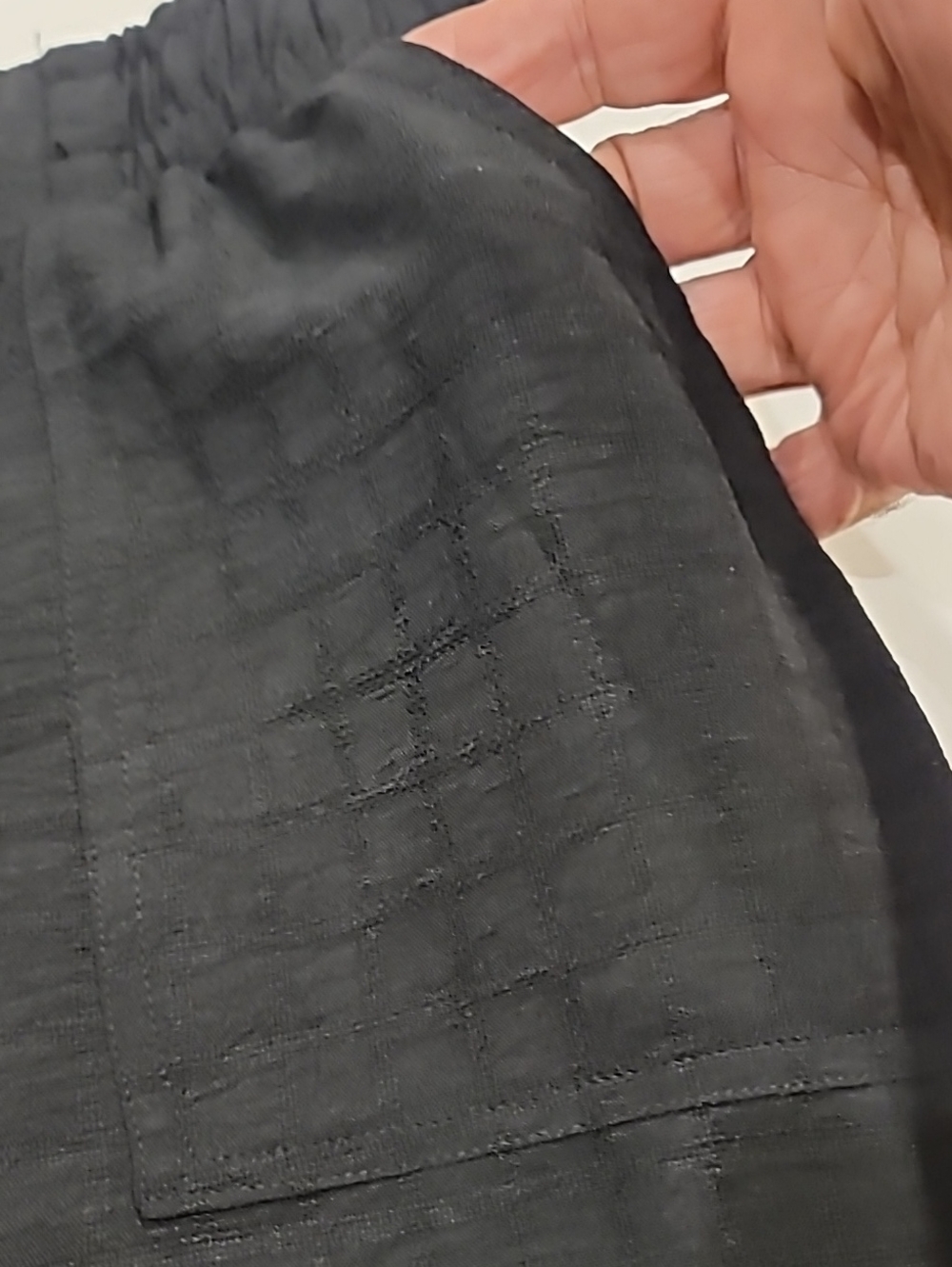 Chloe + Jasmine Black Wide Leg Drawstring Pants Large - Picture 10 of 13